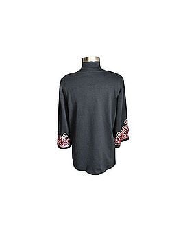 Bob Mackie Wearable Art 3/4 Sleeve Top (view 2)