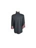 Bob Mackie Floral Black 3/4 Sleeve Top Size M - photo 2