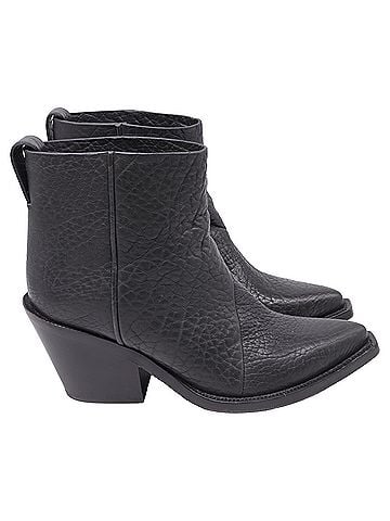 Acne Acne Studios Donna Western Ankle Boots in Black Leather (view 1)