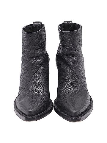 Acne Acne Studios Donna Western Ankle Boots in Black Leather (view 2)