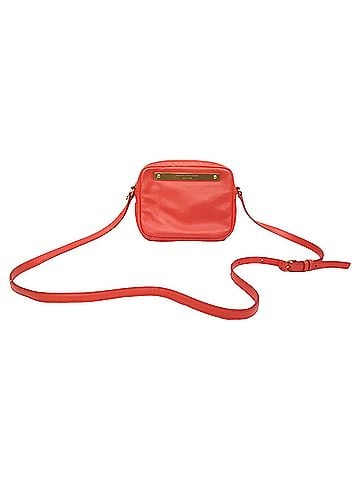Marc Jacobs Marc by Marc Jacobs Logo Plaque Shoulder Bag in Orange Leather (view 1)