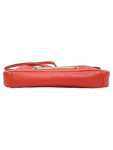 Marc Jacobs Marc by Marc Jacobs Logo Plaque Shoulder Bag in Orange Leather (view 2)