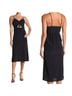 Topshop 100% Polyester Solid Black Cocktail Dress Size 6 - photo 4