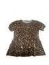 Zara Animal Print Brown Black Short Sleeve Blouse Size M - photo 1