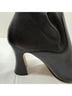 Coach 100% Leather Solid Black Boots Size 11 - photo 7