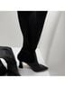 Coach 100% Leather Solid Black Boots Size 11 - photo 6