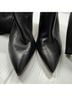 Coach 100% Leather Solid Black Boots Size 11 - photo 11