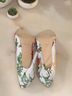 Nine West Floral Multi Color Heels Size 8 - photo 7