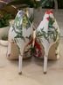 Nine West Floral Multi Color Heels Size 8 - photo 5