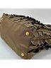 Prada 100% Other Brown PRADA Frill Handbag Brown One size - photo 7