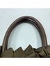 Prada 100% Other Brown PRADA Frill Handbag Brown One size - photo 10