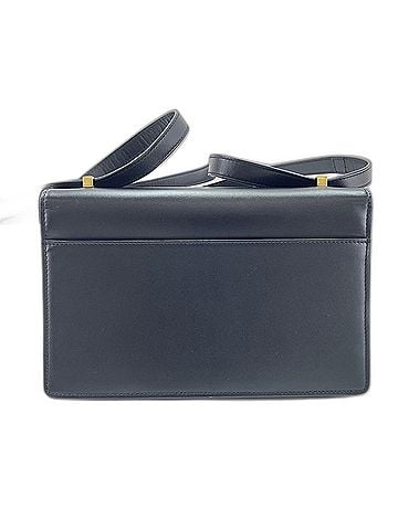 Yves Saint Laurent YVES SAINT LAURENT Cassandra Monogram Phone Holder Shoulder Bag Black (view 2)