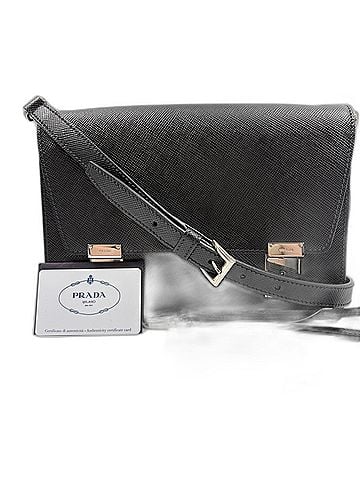 Prada PRADA Shoulder Bag, Black (view 1)