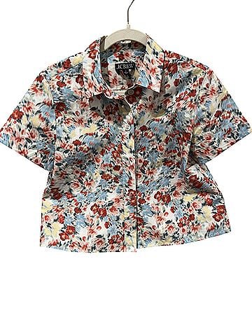J.Crew gamine Short Sleeve Button-Down Shirt (view 1)