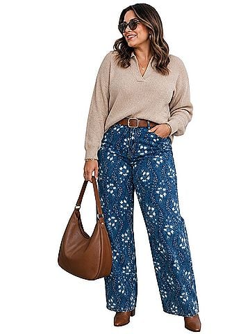 Fashion Nova kaleidoscope Jeans (view 1)