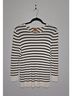 Tory Burch Stripes White Blue Pullover Sweater Size S - photo 4