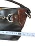 Brighton Black Brown Leather Crossbody Bag One size - photo 1