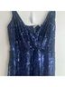 Ramy Brook Solid Blue Cocktail Dress Size 8 - photo 3