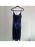 Ramy Brook Solid Blue Cocktail Dress Size 8 - photo 6