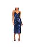 Ramy Brook Solid Blue Cocktail Dress Size 8 - photo 1