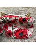 Coach Floral Ivory Green Red Crossbody Bag One size - photo 11