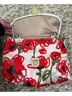 Coach Floral Ivory Green Red Crossbody Bag One size - photo 10
