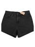Levi's Black Denim Shorts Size 14 - photo 1