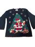 Tiara Black Green Red White Pullover Sweater Size M - photo 1