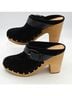 Veronica Beard 100% Suede Black Mule/Clog Size 9 - photo 4