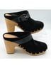 Veronica Beard 100% Suede Black Mule/Clog Size 9 - photo 5