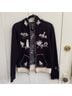 Lucky Brand Floral Graphic Black White Sweatshirt Size L - photo 12