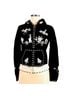 Lucky Brand Floral Graphic Black White Sweatshirt Size L - photo 1