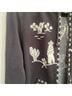 Lucky Brand Floral Graphic Black White Sweatshirt Size L - photo 7