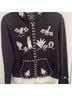 Lucky Brand Floral Graphic Black White Sweatshirt Size L - photo 5