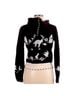 Lucky Brand Floral Graphic Black White Sweatshirt Size L - photo 2