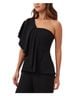 Trina Turk 100% Polyester Solid Black Sleeveless Top Size 6 - photo 1