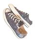 Converse Black White Sneakers Size 10 - photo 2