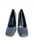 Cape Robbin Black Silver Heels Size 7 1/2 - photo 3