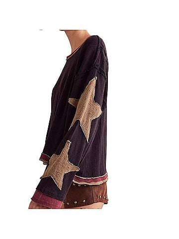 Free People We The Free Youre A Star Tee Long Sleeve T-Shirt (view 2)