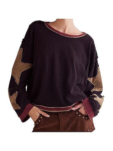 Free People We The Free Youre A Star Tee Long Sleeve T-Shirt (view 1)