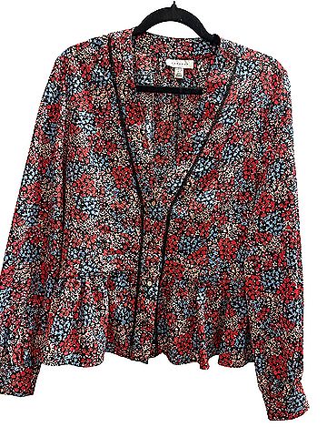 Topshop Long Sleeve Blouse (view 2)