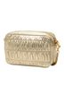 Prada 100% Leather Gold Nappa Gaufre Camera Bag One size - photo 3