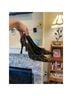 Nine West Camo Black Tan Heels Size 8 - photo 3