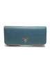 Prada 100% Leather Green Prada leather long wallet One size - photo 1