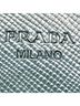 Prada 100% Leather Green Prada leather long wallet One size - photo 4