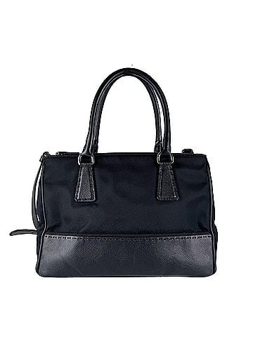 Prada Prada PRADA handbag shoulder bag nylon leather black women's z10785 (view 1)