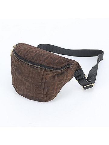 Fendi Fendi Zucca Leather Body Bag, Waist Pouch, Shoulder Brown, Men's &amp; Women's (view 1)