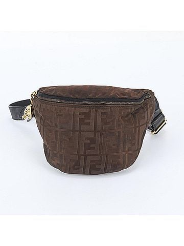 Fendi Fendi Zucca Leather Body Bag, Waist Pouch, Shoulder Brown, Men's &amp; Women's (view 2)
