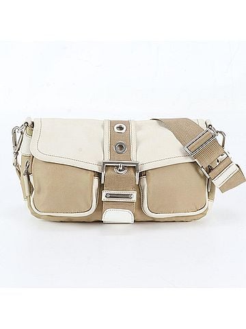 Prada Prada Tessuto Nylon Triangle Logo Leather Shoulder Bag Messenger for Men and Women (view 1)