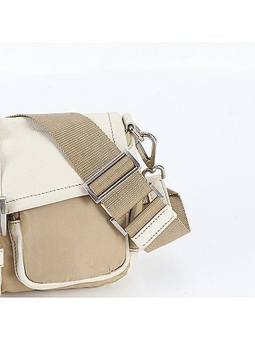 Prada Prada Tessuto Nylon Triangle Logo Leather Shoulder Bag Messenger for Men and Women (view 2)